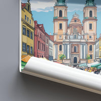Białystok Poster | Poland Wall Art | Europe Decor