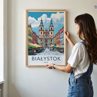 Białystok Poster | Poland Wall Art | Europe Decor