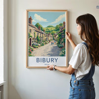 Bibury Poster - England Wall Art