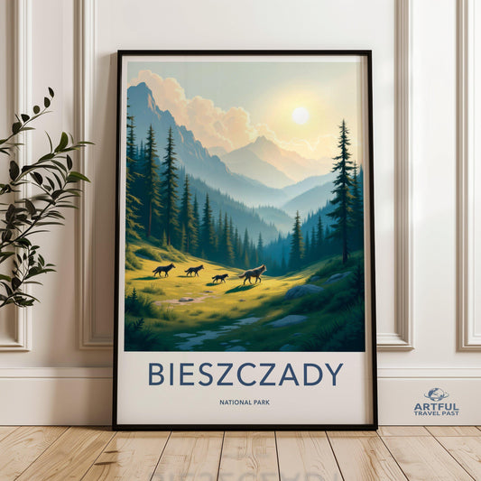 Bieszczady National Park Poster - Poland Wall Art