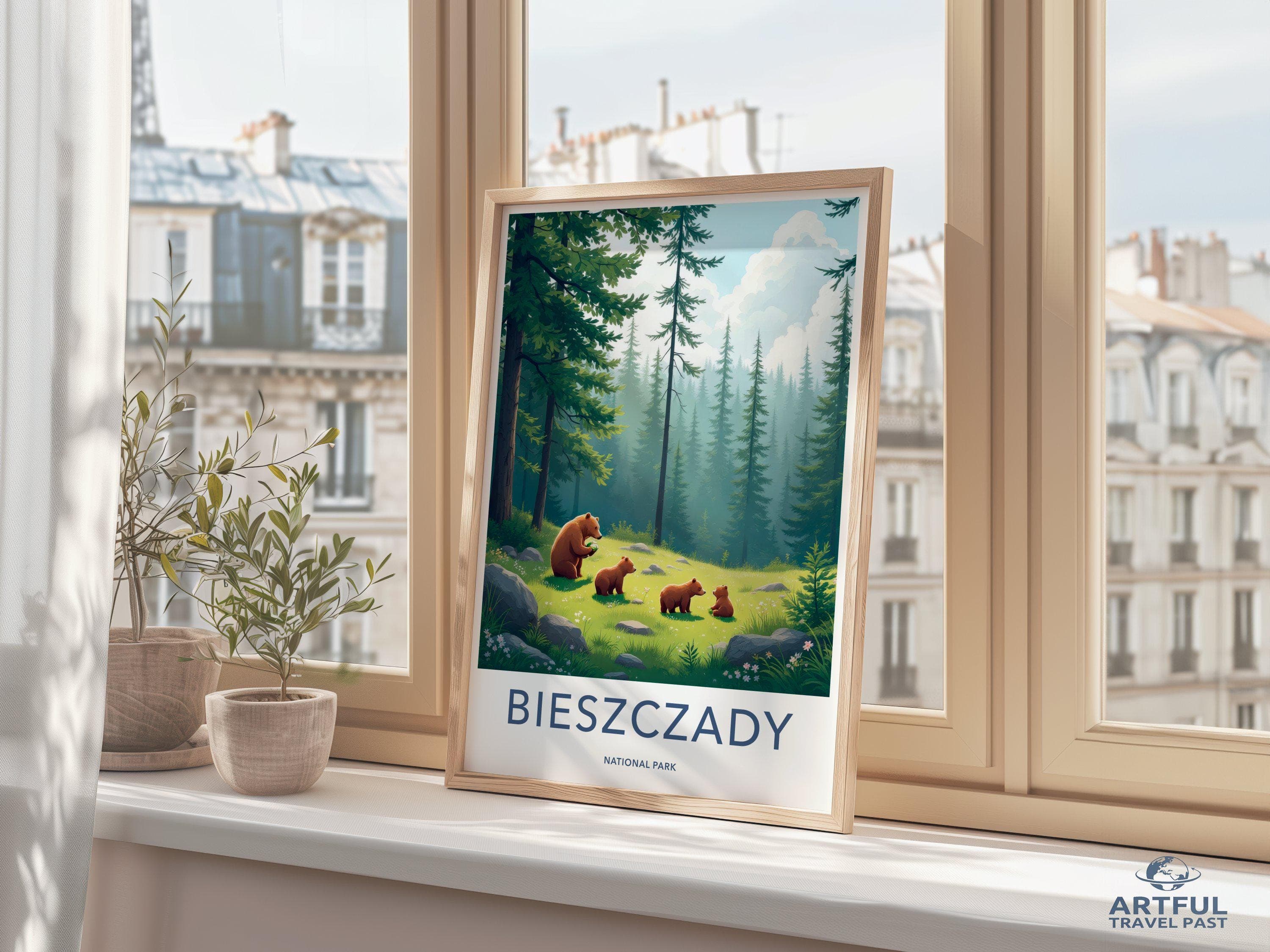 Bieszczady National Park Poster | Poland Wall Art