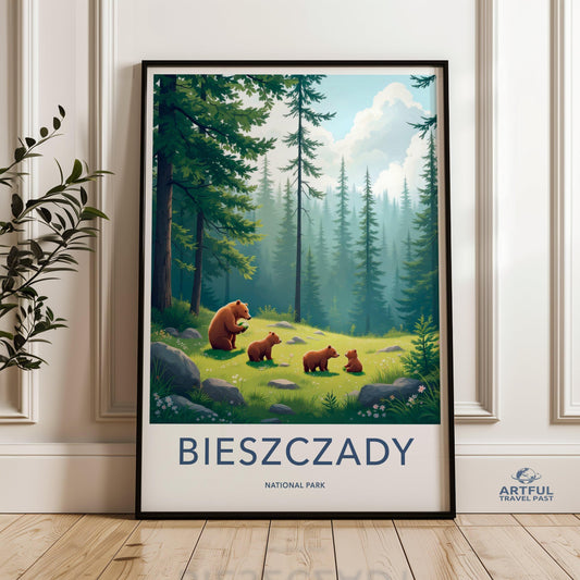 Bieszczady National Park Poster - Poland Wall Art