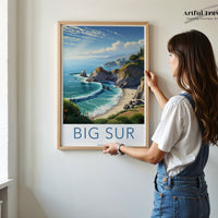 Big Sur Poster - California Wall Art