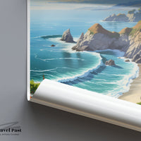 Big Sur Poster - California Wall Art