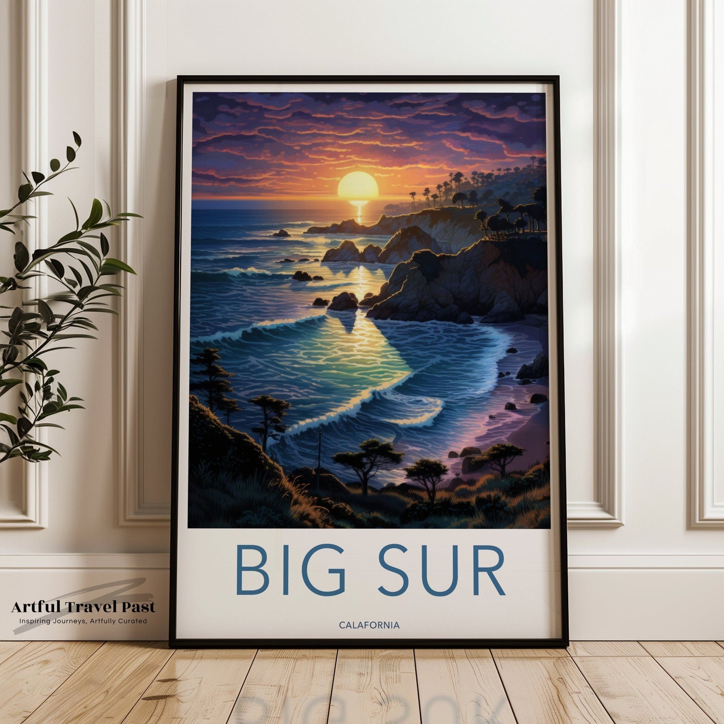 Big Sur Poster | California Wall Art | America Decor