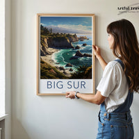 Big Sur Poster | California Wall Art | America Decor