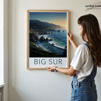 Big Sur Poster | California Wall Art | America Decor