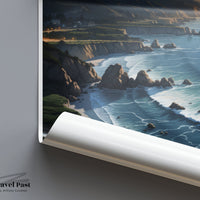 Big Sur Poster | California Wall Art | America Decor