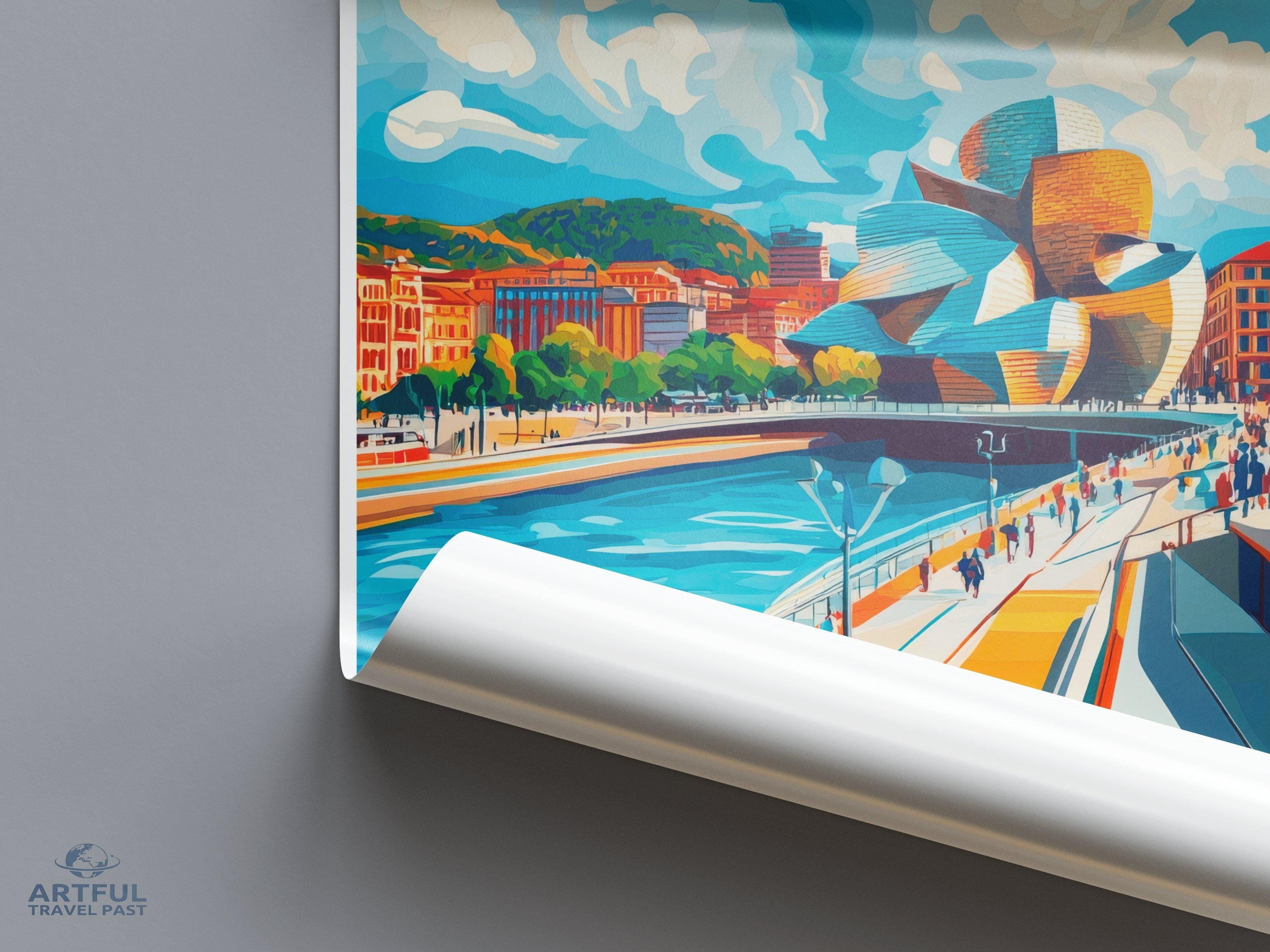Bilbao Poster - Spain Wall Art