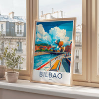 Bilbao Poster - Spain Wall Art