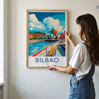 Bilbao Poster - Spain Wall Art