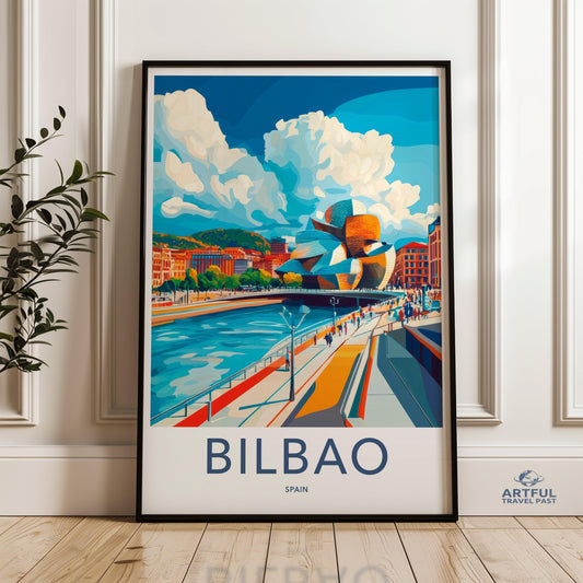 Bilbao Poster - Spain Wall Art