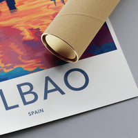 Bilbao Poster | Spain Wall Art | Europe Decor