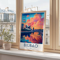 Bilbao Poster | Spain Wall Art | Europe Decor