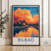 Bilbao Poster | Spain Wall Art | Europe Decor