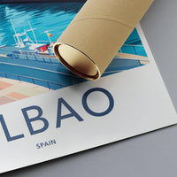 Bilbao Poster | Spain Wall Art | Europe Decor