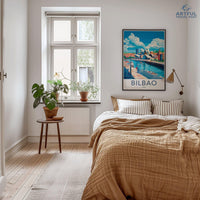Bilbao Poster | Spain Wall Art | Europe Decor