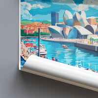 Bilbao Poster | Spain Wall Art | Europe Decor
