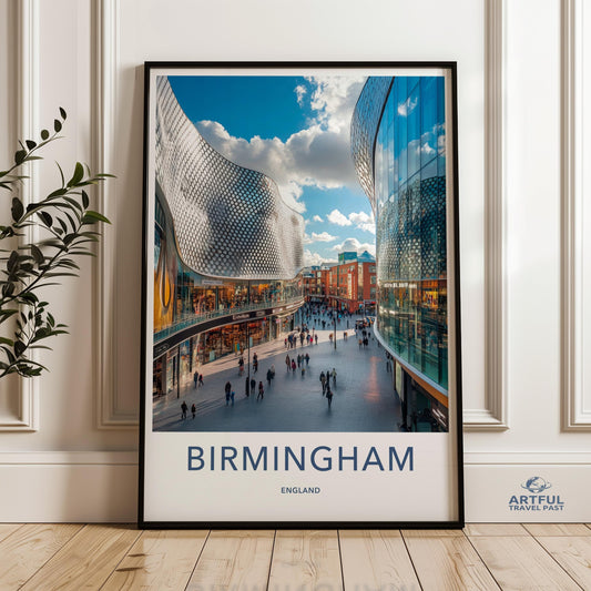 Birmingham Poster - England Wall Art