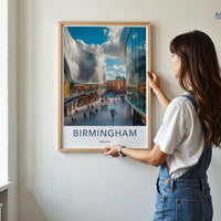 Birmingham Poster - England Wall Art