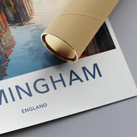 Birmingham Poster - England Wall Art