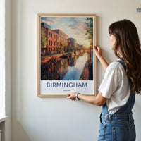 Birmingham Poster - England Wall Art
