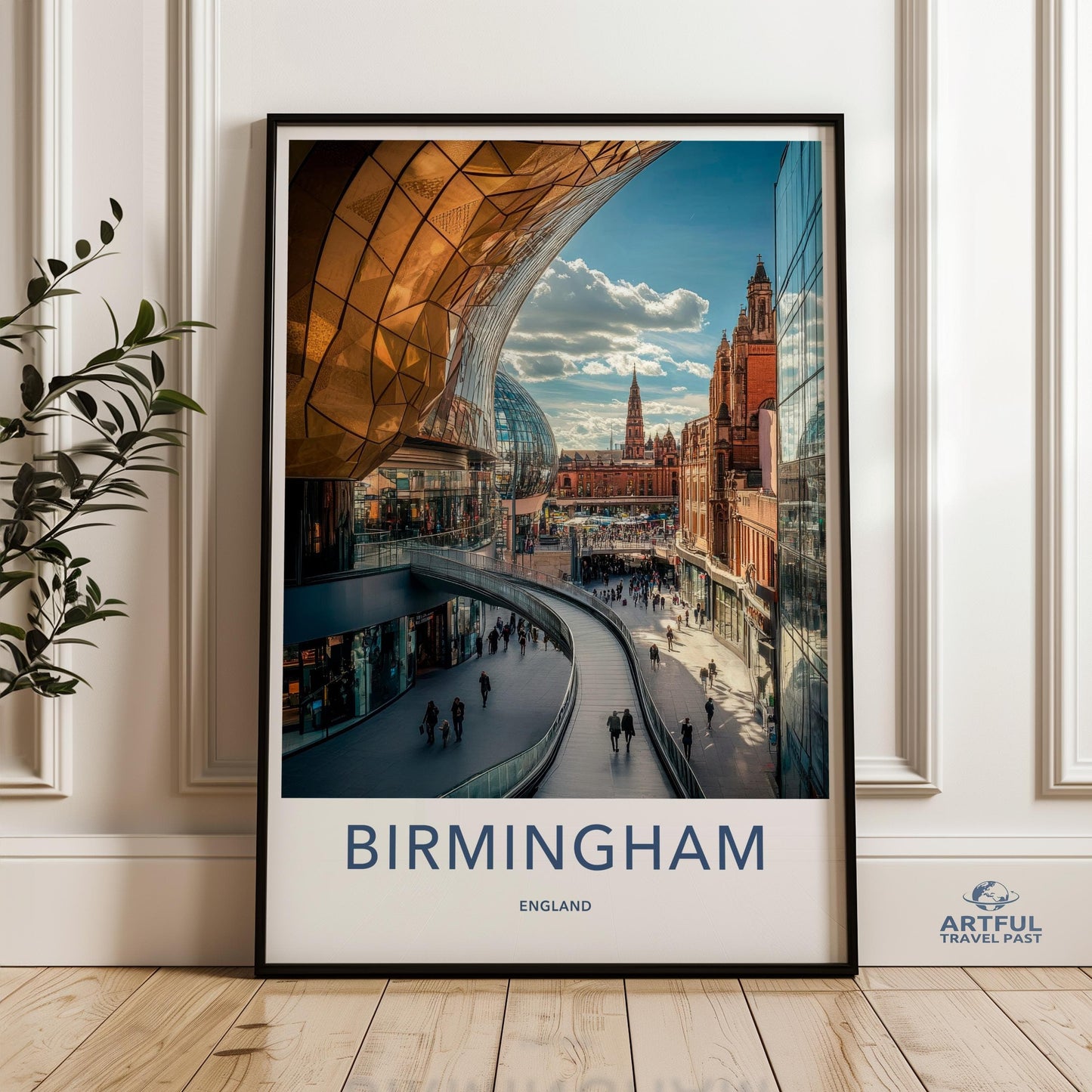 Birmingham Poster - England Wall Art