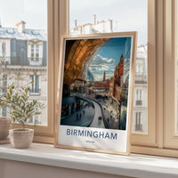 Birmingham Poster - England Wall Art