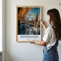 Birmingham Poster - England Wall Art