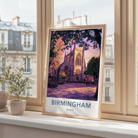 Birmingham Poster - England Wall Art