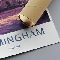 Birmingham Poster - England Wall Art