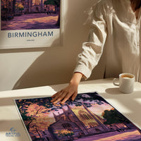 Birmingham Poster - England Wall Art