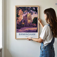Birmingham Poster - England Wall Art