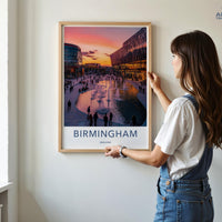 Birmingham Poster - England Wall Art
