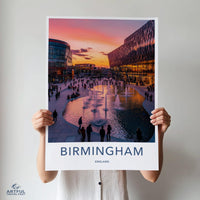 Birmingham Poster - England Wall Art