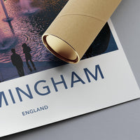 Birmingham Poster - England Wall Art