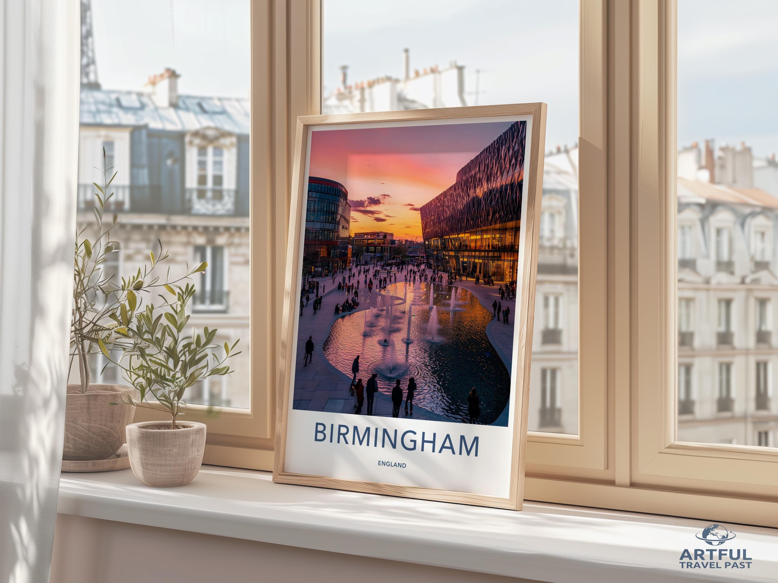 Birmingham Poster - England Wall Art