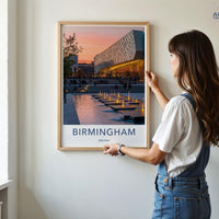Birmingham Poster - England Wall Art