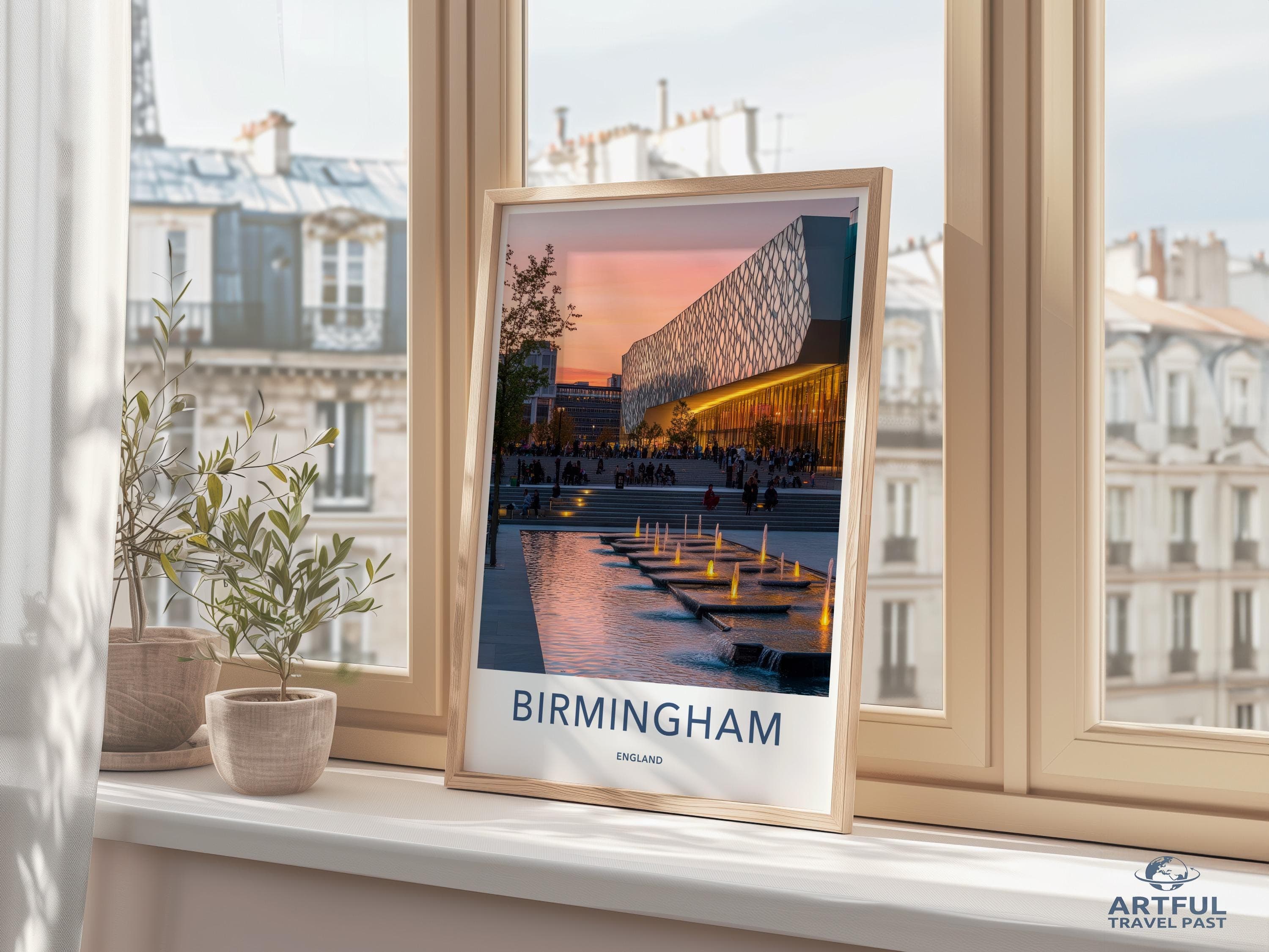 Birmingham Poster - England Wall Art