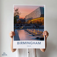 Birmingham Poster - England Wall Art