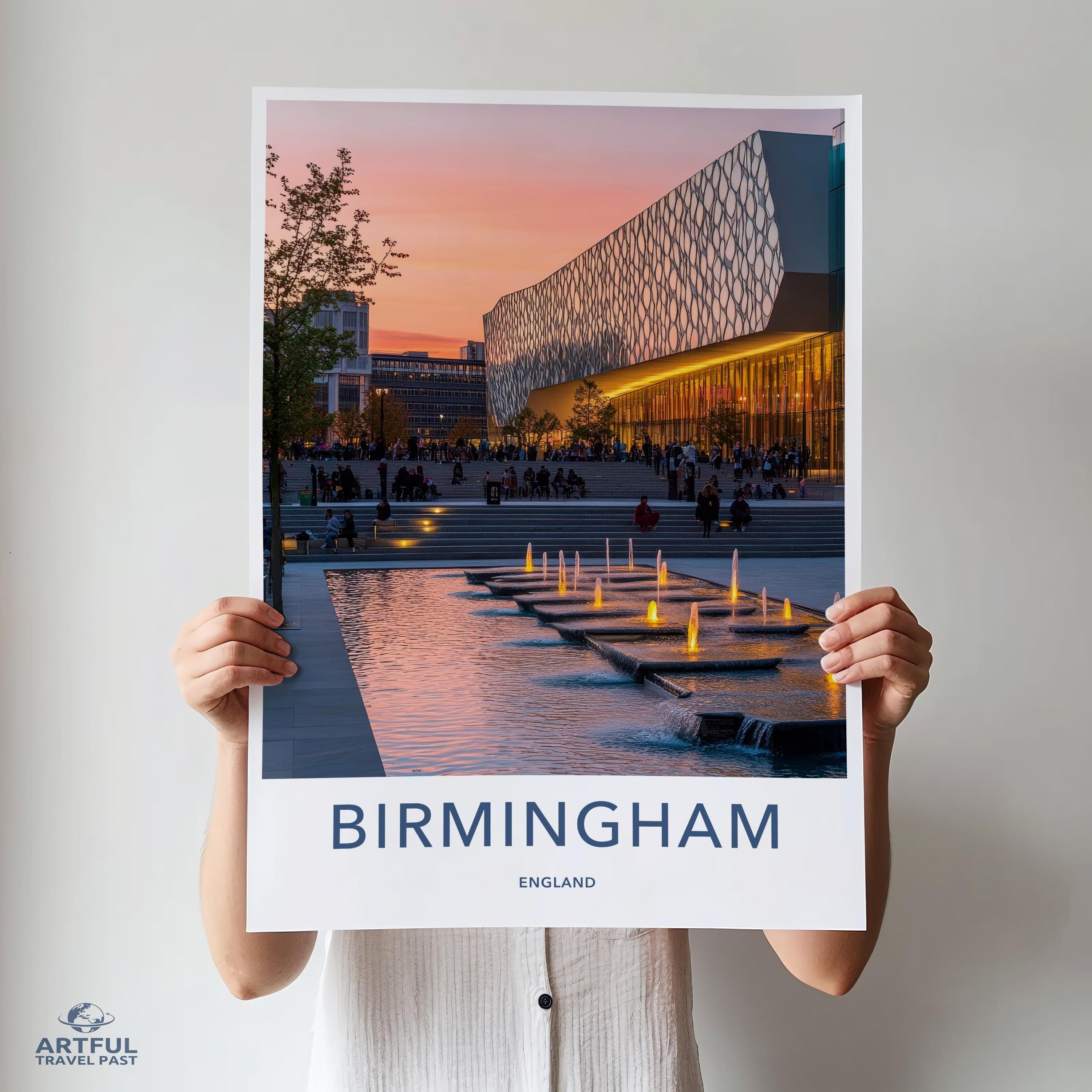 Birmingham Poster - England Wall Art