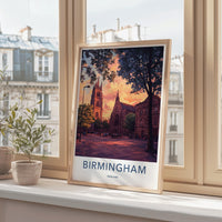 Birmingham Poster - England Wall Art