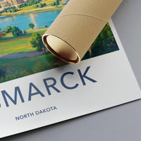 Bismarck Poster - North Dakota Wall Art