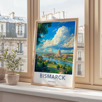 Bismarck Poster - North Dakota Wall Art