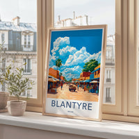 Blantyre Poster - Malawi Wall Art