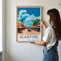 Blantyre Poster - Malawi Wall Art