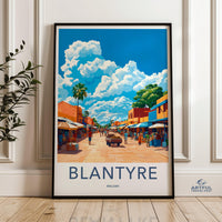 Blantyre Poster - Malawi Wall Art