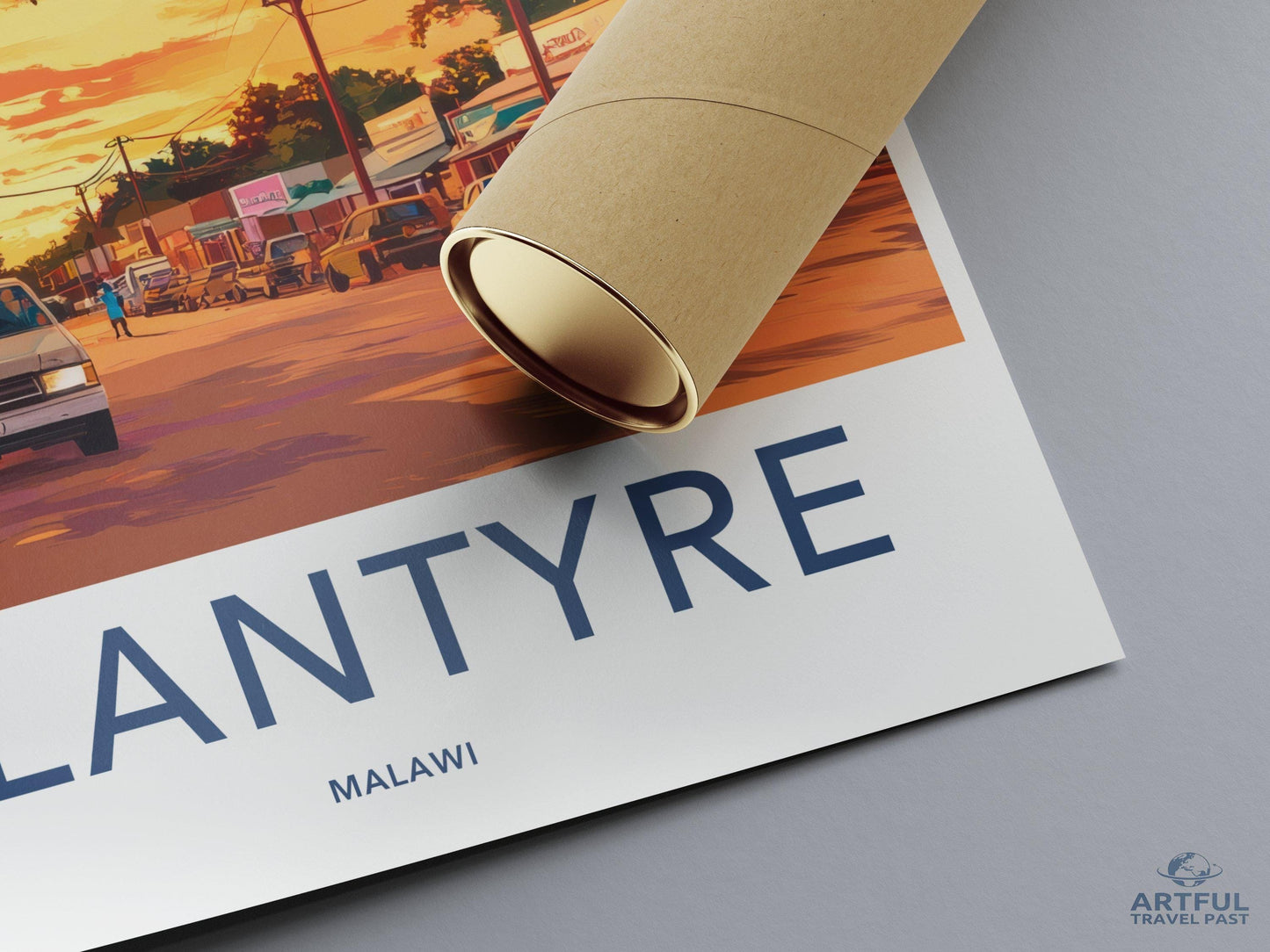 Blantyre Poster | Malawi Wall Art | Africa Decor