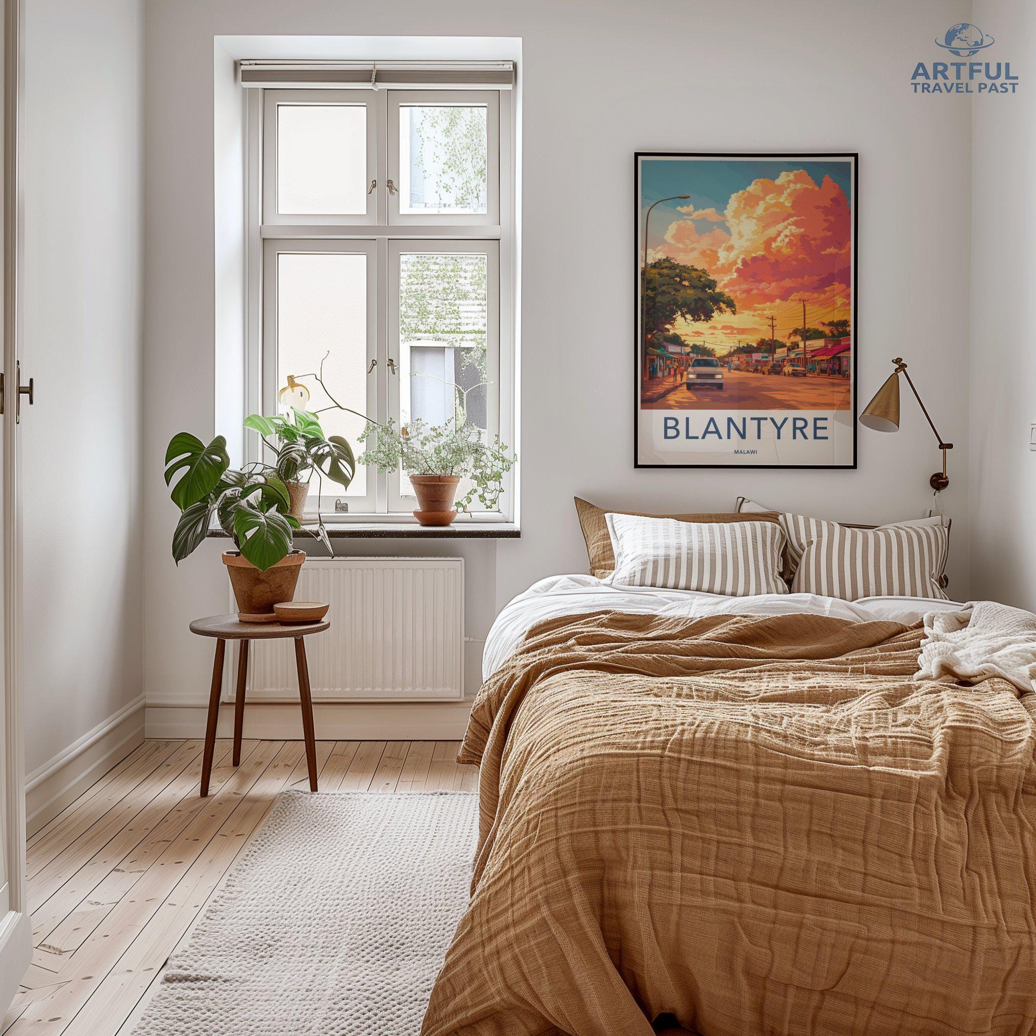 Blantyre Poster | Malawi Wall Art | Africa Decor