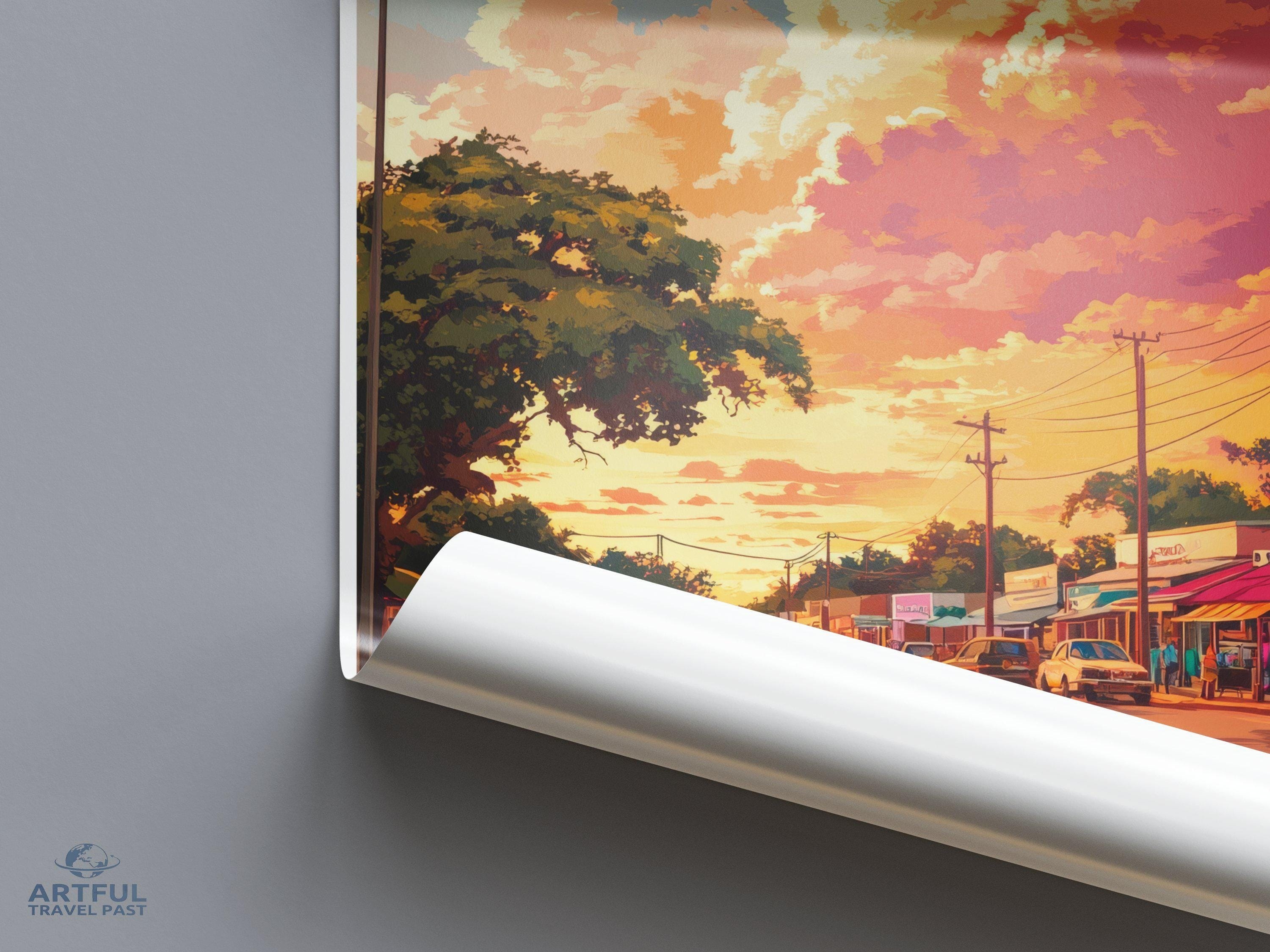 Blantyre Poster | Malawi Wall Art | Africa Decor